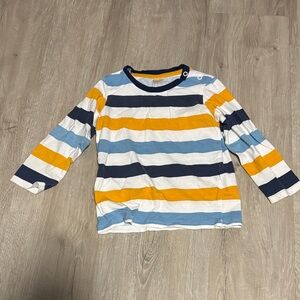 H&M Kids Long Sleeve Shirt - Navy, Yellow, White